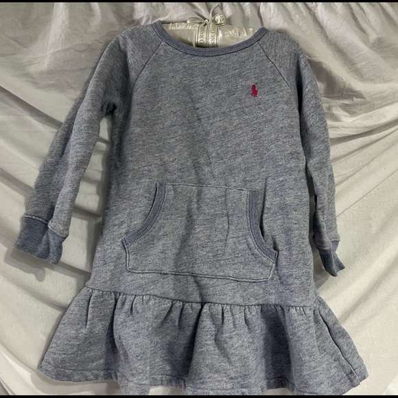 Blue/Grey sweatshirt dress - Picture 1 of 3